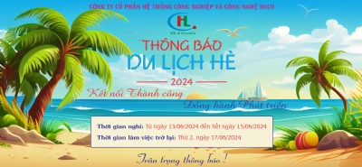 THÔNG BÁO DU LỊCH HÈ HLCO 2024